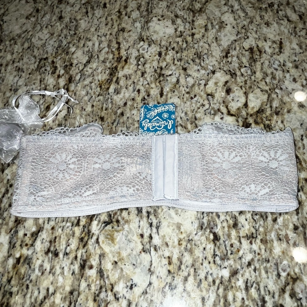 💗GET 20% OFF💗 NWT Free People Starla Underwire Convertible Lace Bra - Skies - Picture 2 of 9